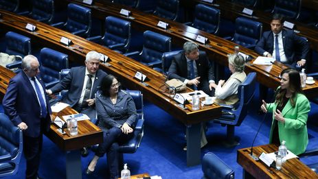 Brasília (DF) 12/03/2024 Senado aprovou o projeto de lei que cria regras para a implementação da educação em tempo integral no Brasil. Relatado pela senadora Professora Dorinha Seabra. Foto Lula Marques/ Agência Brasil